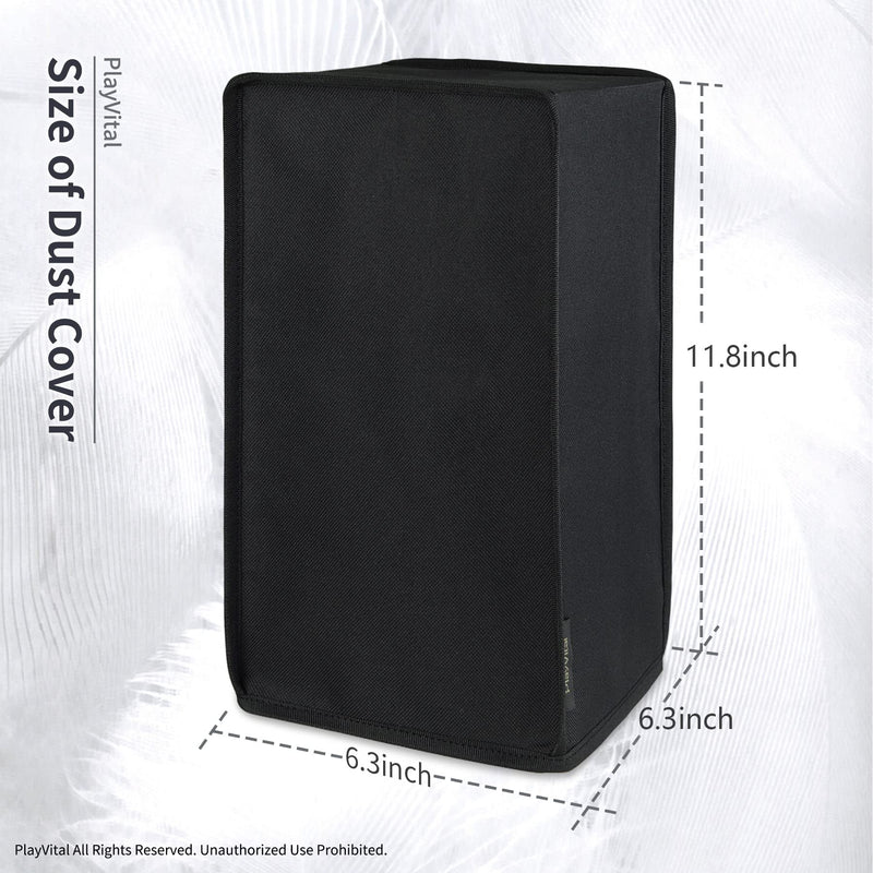 [Australia - AusPower] - PlayVital Black Nylon Dust Cover for Xbox Series X Console, Soft Neat Lining Dust Guard, Anti Scratch Waterproof Cover Sleeve for Xbox Series X Console V Black 