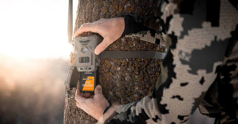 [Australia - AusPower] - SPYPOINT Rechargeable 7.4V Lithium Battery Pack for Trail Camera with 5.4 amp-Hours and AC Charging Cable | Cellular Trail Camera 