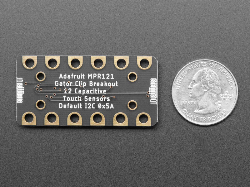 [Australia - AusPower] - Adafruit Industries MPR121 12-Key Capacitive Touch Sensor Gator Breakout - Stemma QTQwiic 