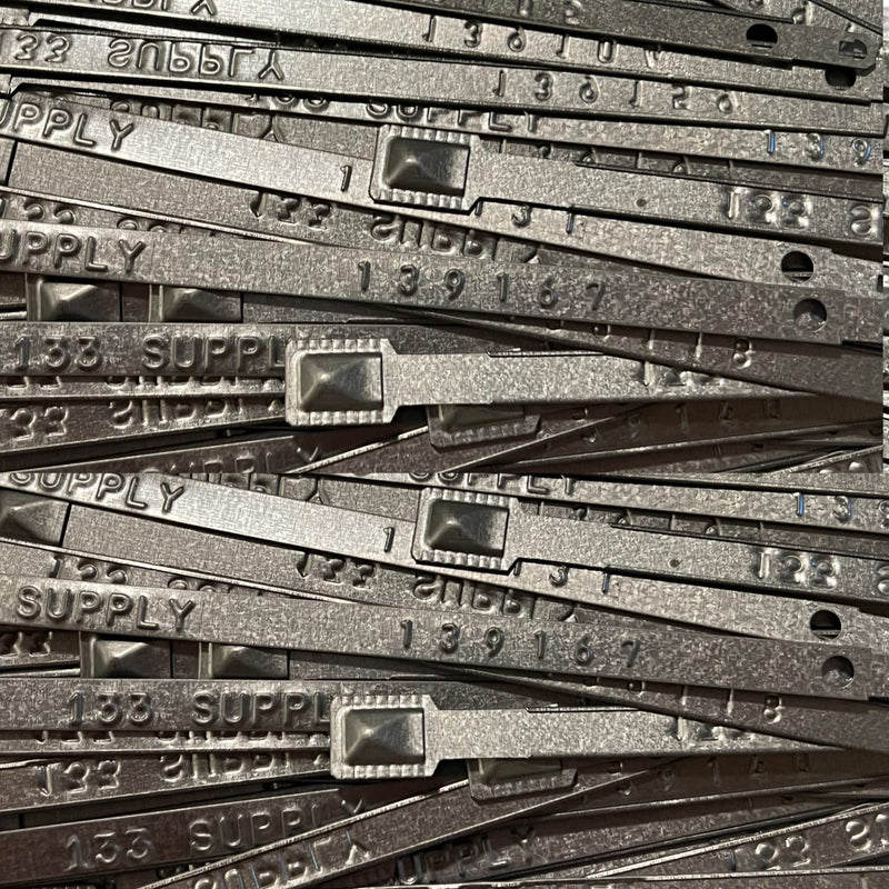 [Australia - AusPower] - 100 Metal Truck Seals - Trailer & Container Security Seals for Load Freight & Shipping 100 