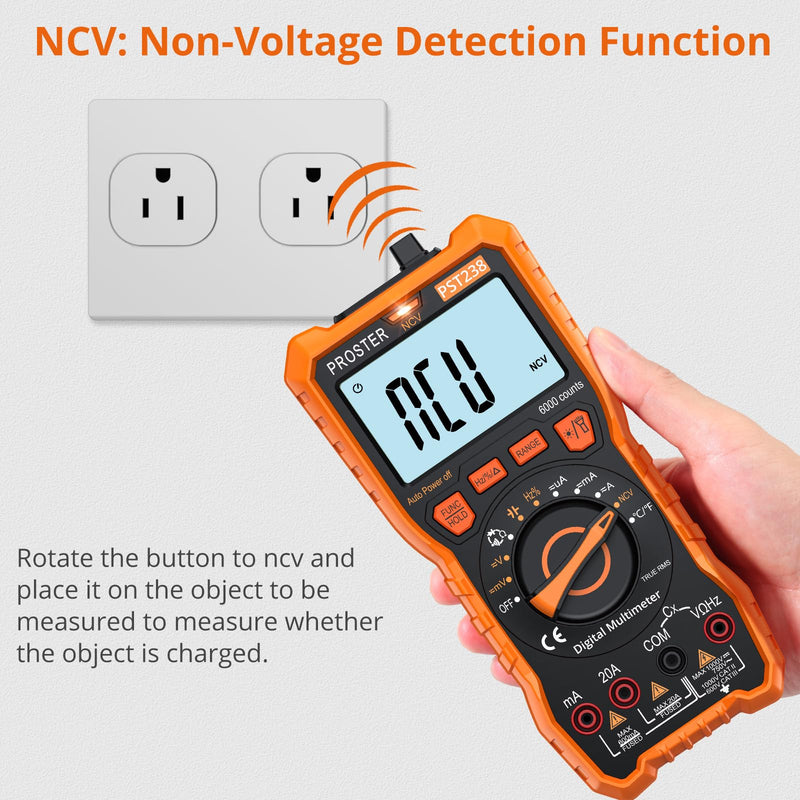 [Australia - AusPower] - Proster Banana to Alligator Clip & Multimeter 5999 Counts Updated 