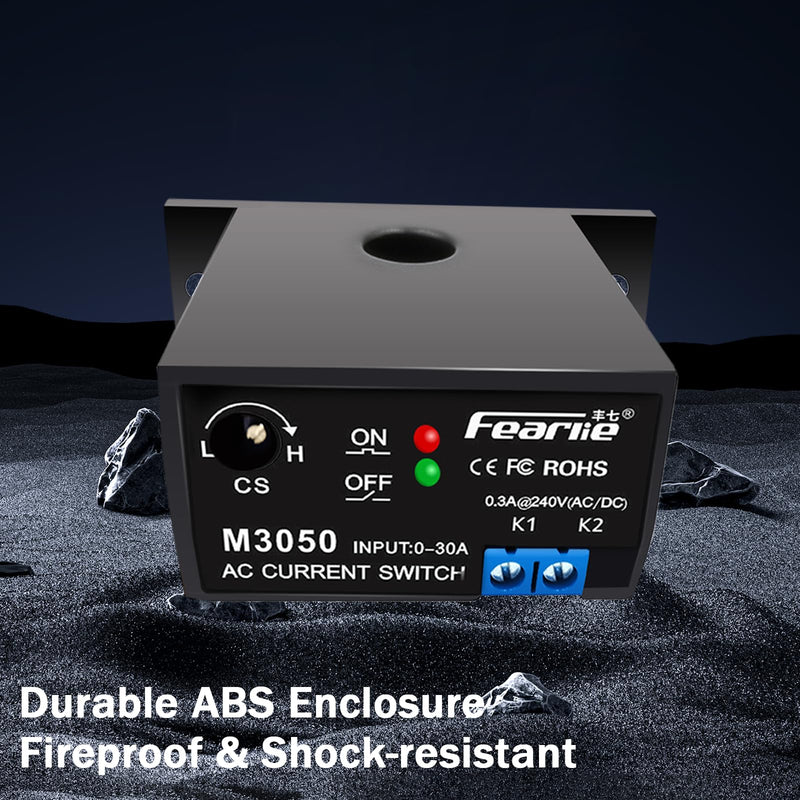 [Australia - AusPower] - Current Sensing Relay AC Current Sensing Switch 0-30A Normally Open Current Sensor Monitoring Relay (M3050) M3050 