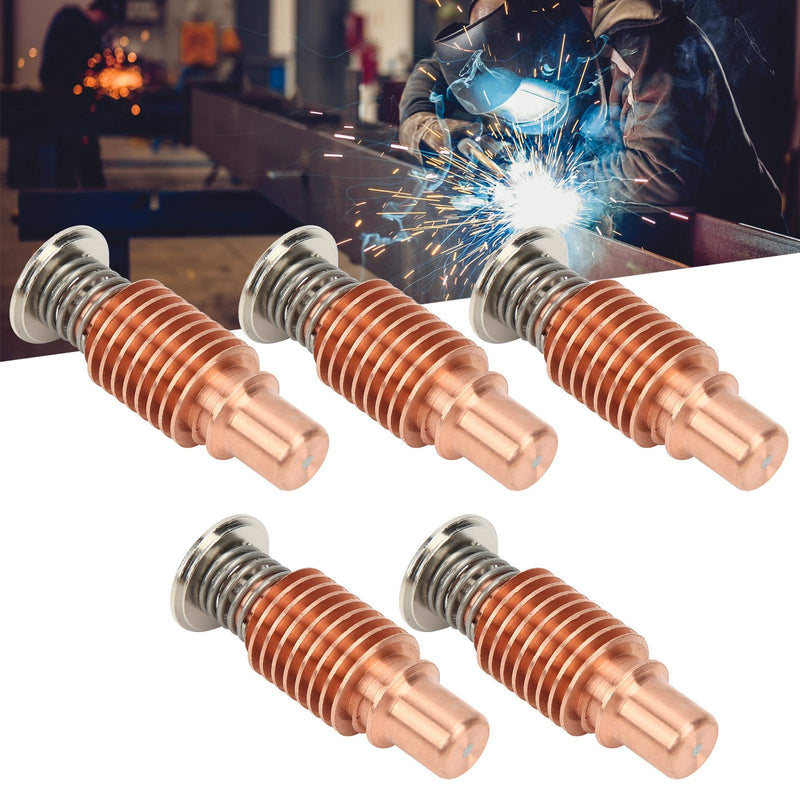 [Australia - AusPower] - Eujgoov 5Pcs 220971 Plasma Torch Electrode Copper Plasma Electrode Replacement Plasma Cutter Electrodes 