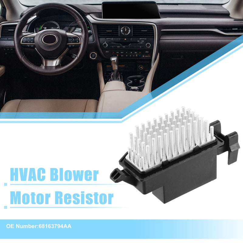 [Australia - AusPower] - ACROPIX HVAC Blower Motor Resistor AC Blower Control Fit for Dodge Dart Aero - Pack of 1 Black 