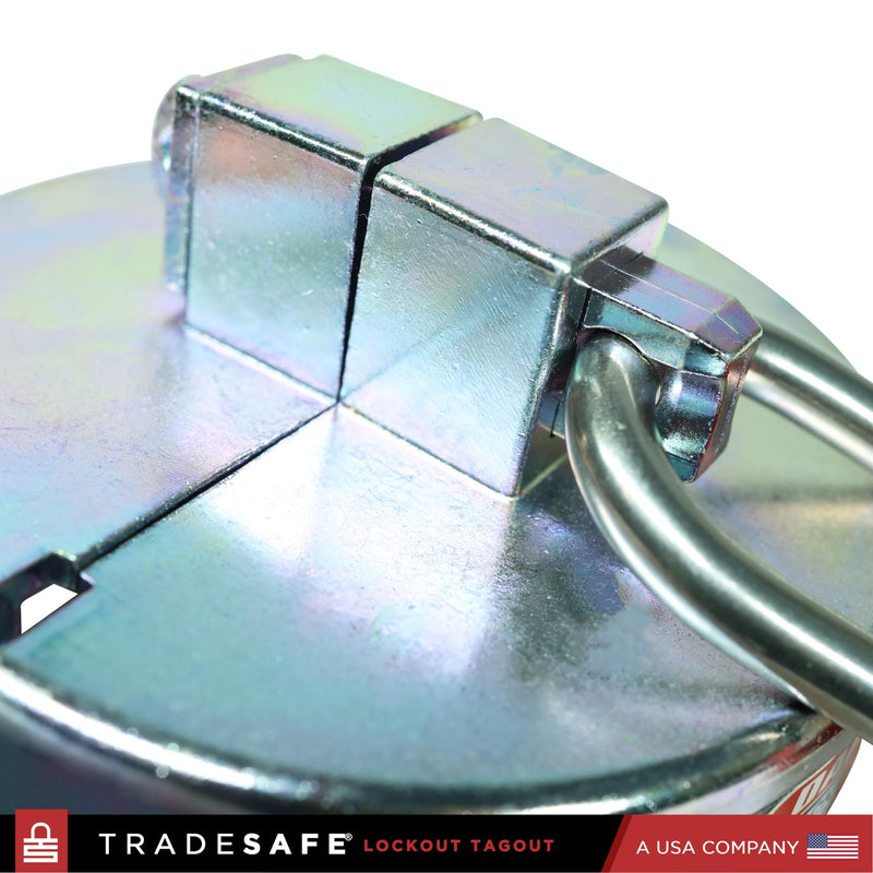 [Australia - AusPower] - TRADESAFE Lockout Tagout Drum Security Locks - Premium Lock Out Tag Out Device, 55 Gallon Drum Lock Set, Drum Bung Lock to Reduce Theft, Secure Contents, Safety Lockout Tools to Protect Workers Zinc Alloy 