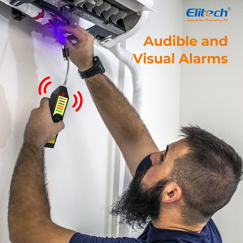 [Australia - AusPower] - Elitech Freon Leak Detector Halogen Refrigerant Gas Leak Detector HVAC Tester AC Sniffer R22 R410A R134A 1234YF, WJL-6000S WJL-6000 