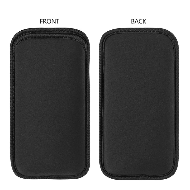 [Australia - AusPower] - 2 PCs Neoprene Cell Phone Sleeve Phone Pouch Compatible for Apple iPhone 15 14 Pro Max Galaxy S24 S23 Ultra S24+ S23 FE A54 A53 OnePlus 12 11 10T Pixel 8 7 6 Pro Nokia G310 (Large, Black) Large: Fits phone w/ Slim to Medium Case on 