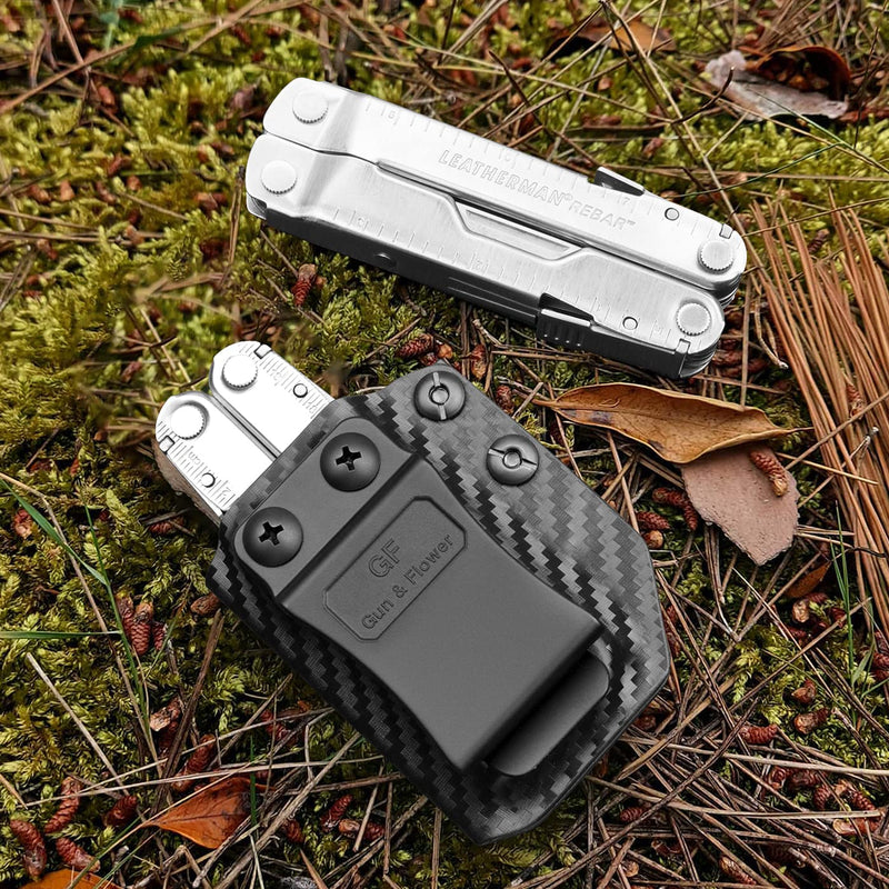 Carbon Fiber Multitool Sheath for LEATHERMAN Wave & Wave Plus, Fits for LEATHERMAN Wave & Wave Plus Sheath Pouch Case Holster, Multi-Tool Not Included CARBON FIBER