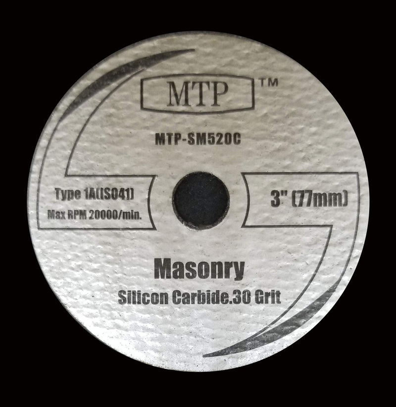 MTP Brand Pack of 10 Assort 3" Wood Plastic Metal Masonry Cutting Wheel Compatible to use for SM510C sm520 sm500 sm540 Saw Max 2522 3" Cut-Off - 7/16" Arbor 3" x 7/16