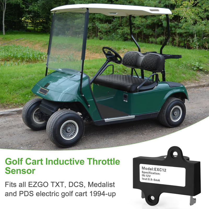 10L0L Golf Cart Inductive Throttle Sensor for EZGO TXT Medalist Electric 1994 & Up Golf Carts Replaces 25854G01 25854-G01