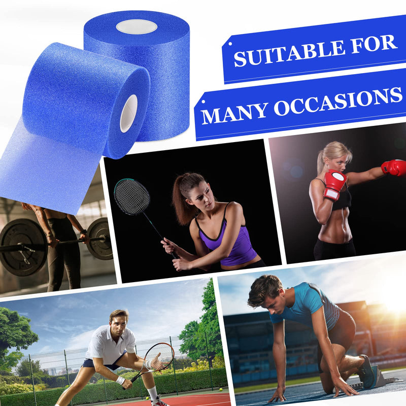 30 Yards Pre-wrap Athletic Tape Foam Underwrap Tape Foam Underwrap Bandage for Wrists Elbows Knees Ankles Hair Sports, 2.76 Inches