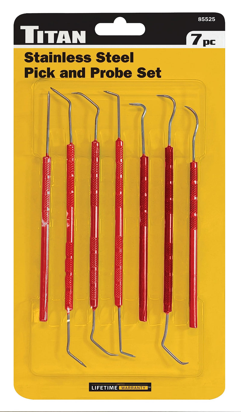 [Australia - AusPower] - Titan 85525 7-Piece Precision Probe and Pick Set 
