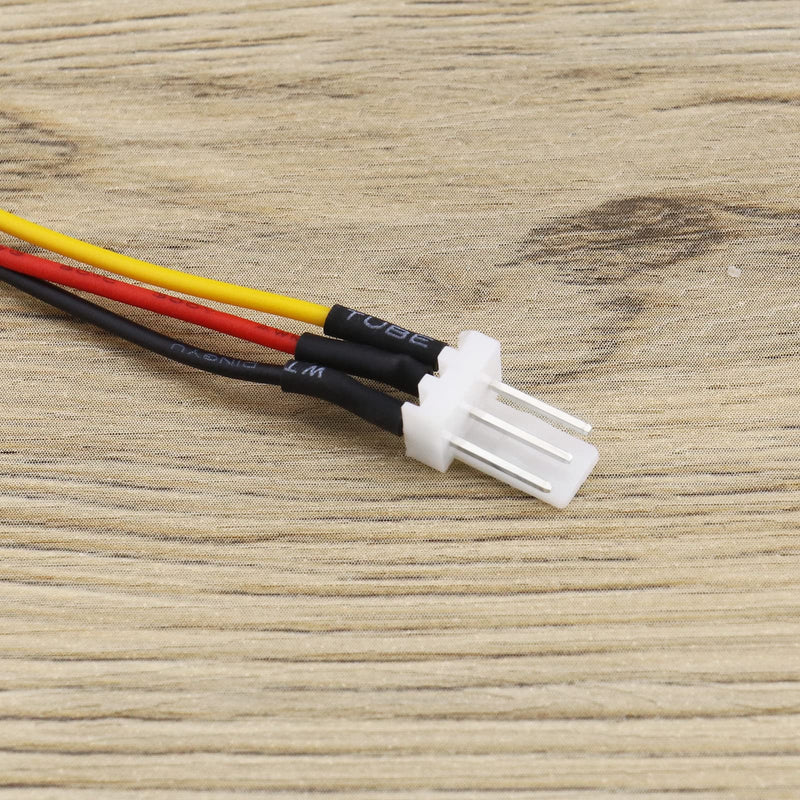 OTOTEC 10-pack PC fan power extension cables, 30cm, 3-pin male to female, fan connector cable, computer CPU fan wire, fan cable