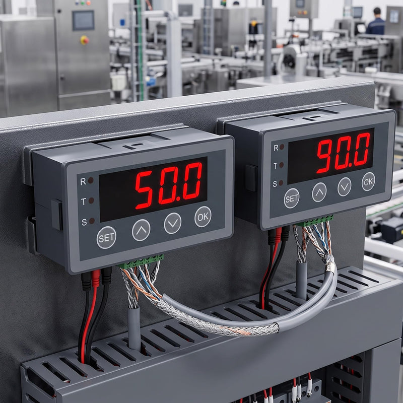 Digital Display 0-10V 0-20MA 2-10V 4-20MA Analog Input Display Table Digital Display Head with RS485 Version