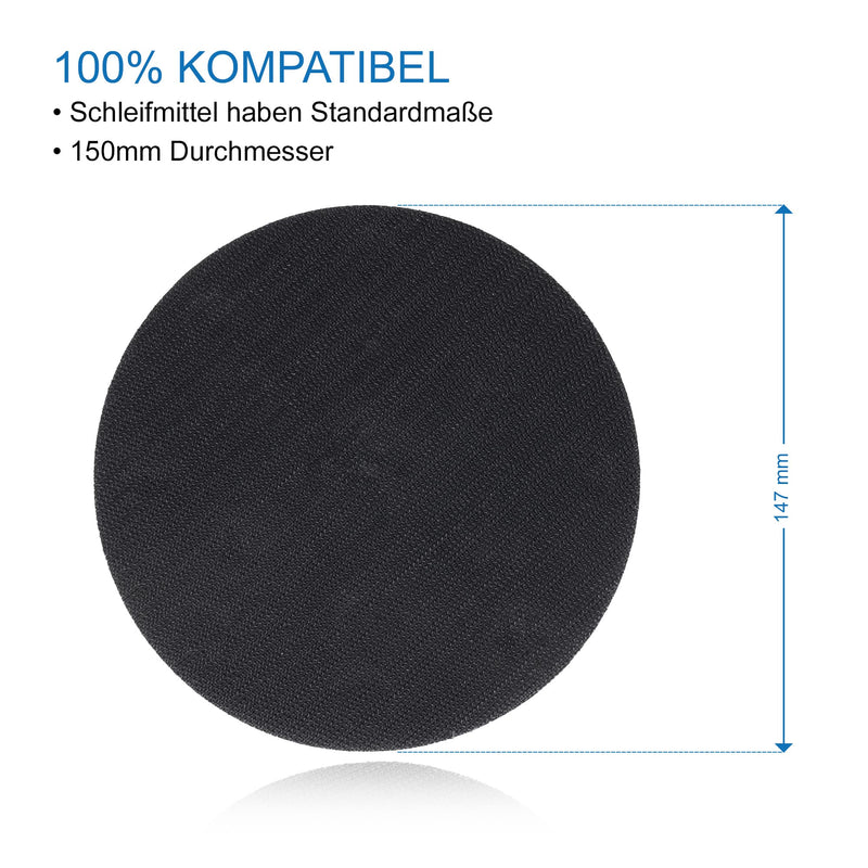 DFS Self-Adhesive Disc, 150 mm, Replacement for Repairing Sanding Disc, Polishing Plate, Support Plate diameter 150mm