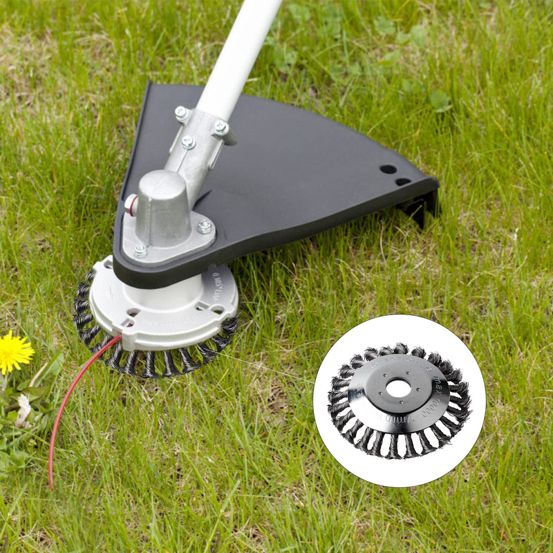Swawis weed brush for brush cutters 150 x 25.4 mm | Wild weed brush weed brush for brush cutter brush cutter weed trimmer can effectively remove weeds and moss