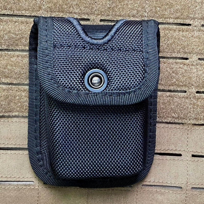 Molded Pager/Glove Pouch, Nylon Molded Latex Glove Pouch for Duty Belt,EMT Pager Holder for Most Compact pagers or Latex Gloves,Snap Closure
