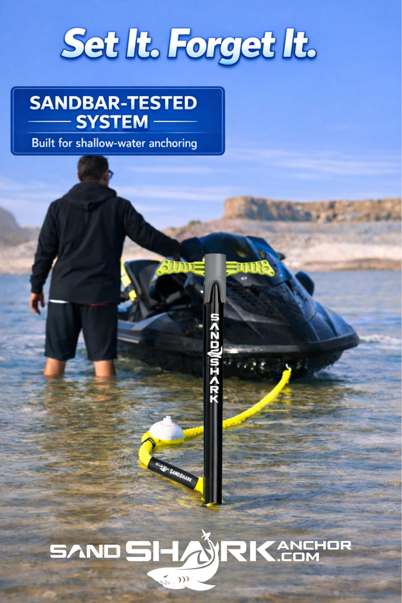 SandShark Premium Anchor Bungee Dock Line. Boat Accessories Anchor Line Absorbs Shock to Anchors and Docks w/Stainless Steel Clip - Neon Green - 7-14ft