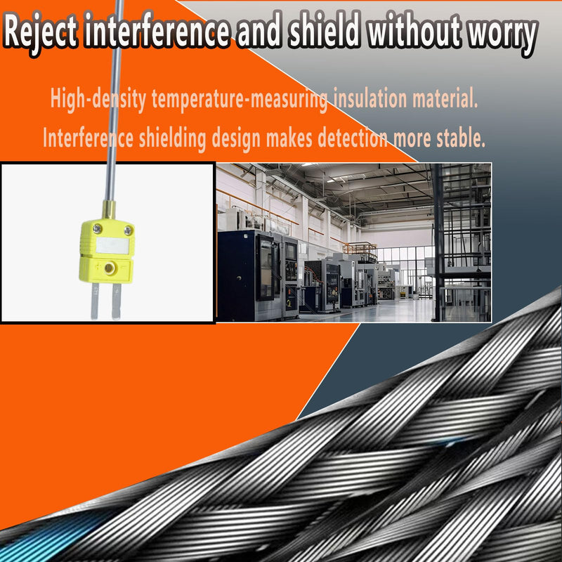 [Australia - AusPower] - 50207-K K-Type thermocouple Probe Temperature Range -50°F / 2000°F 