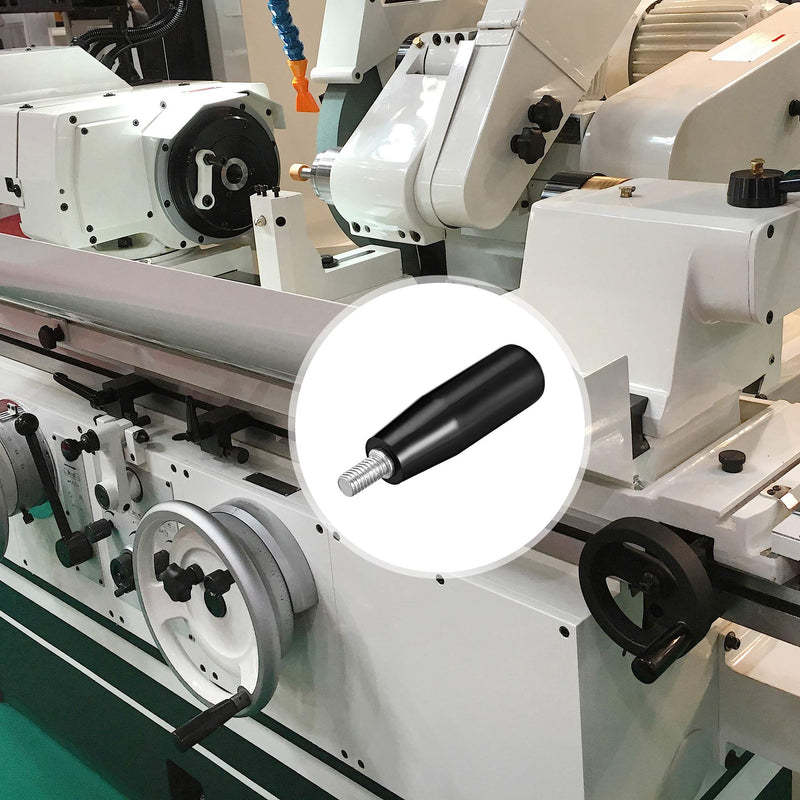[Australia - AusPower] - uxcell 2Pcs Revolving Handwheel Machine Handle M12 Male Threaded Stem for Milling Machinery M12 x 100mm 