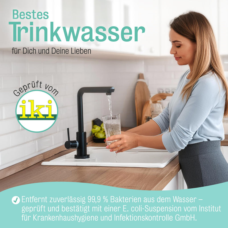 Base+ Replacement Filter | Water Filter Undersink Replacement Cartridge | Ersatzkartusche für Base+ Wasserfilter, Schnellwechselsystem, doppelte Filtration, Filtersystem Wasser, Trinkwasserfilter