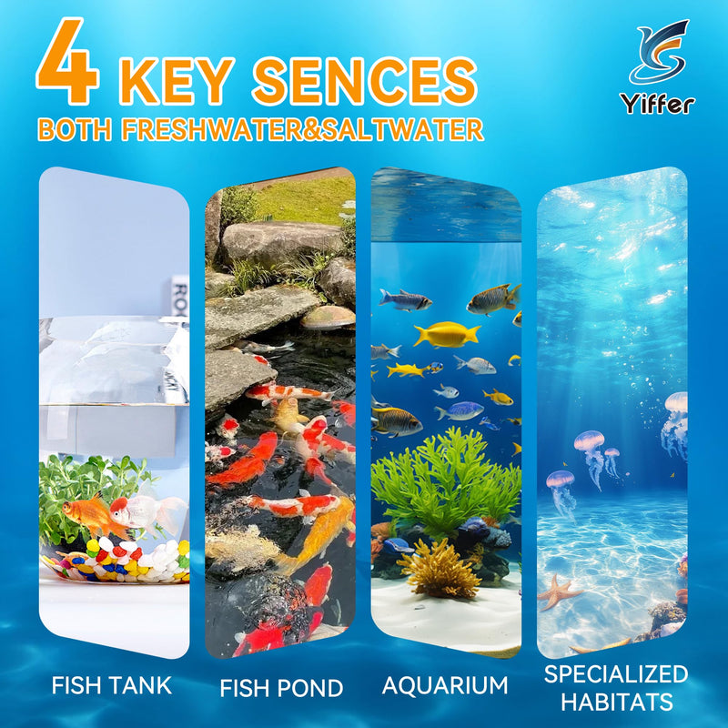 175-Count 8-Way Aquarium Test Strips with Ammonia-Accurate Test Ammonia,pH, Total Alkalinity, Carbonate, Hardness, Free Chlorine, Nitrate and Nitrite for Fish Tanks & Ponds