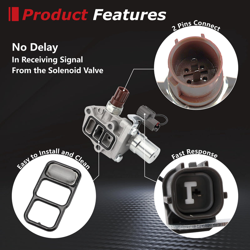 [Australia - AusPower] - VTEC Solenoid VVT Solenoid Compatible with 1998-2002 Accord 1998 Odyssey 1998-1999 CL 2.3L Replaces for 15810-PAA-A02 917-281 