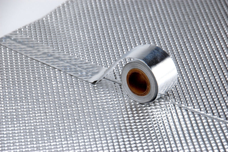 Design Engineering Cool-Tape | Self-Adhesive Heat Reflective Tape - High Temp (up to 400F)| 1.5" x 15' Roll | Flexible Heat Shield for Automotive & Industrial Use