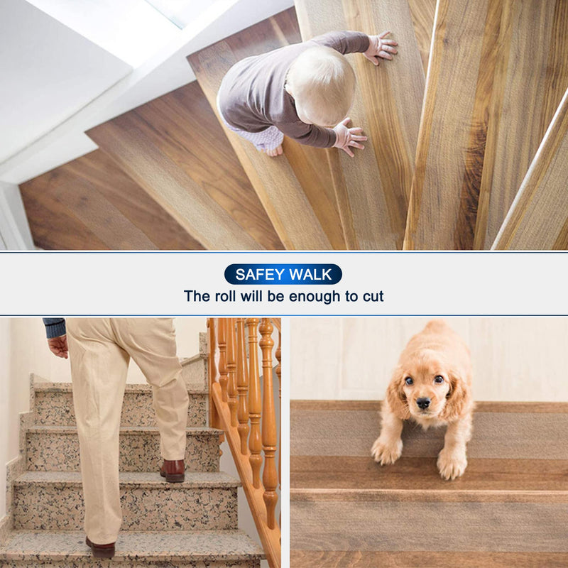[Australia - AusPower] - Anti Slip Transparent Anti Slip Tape, 2 inch by 33 feet, Non-Slip Traction Grip Tape to Tubs, Boats, Stairs, Clear, Soft, Comfortable for Bare feet 2 Inch x 33 Feet 