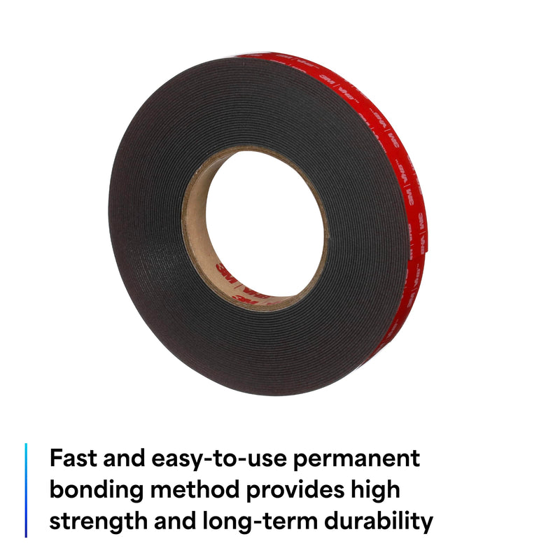 [Australia - AusPower] - 3M VHB Heavy Duty Mounting Tape 5952, 0.5" width x 5yd length (1 Roll) (4 Pack (1 Roll)) 1 Pack (1 Roll) 
