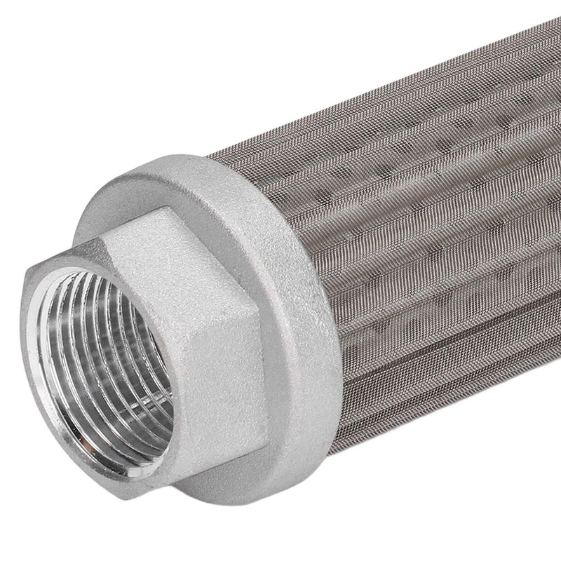 [Australia - AusPower] - Hydraulic Fuel Suction Filter Element Metal Mesh Oil Suction Screen Filter Cartridge 80X100X180μm Precision Pipe Connection Filtration 