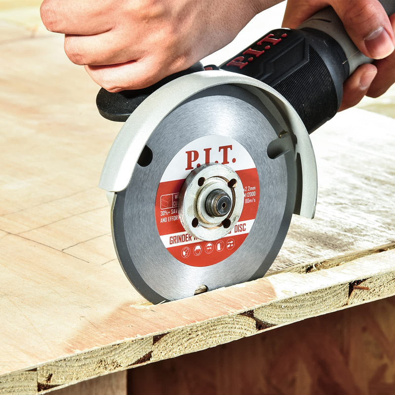 [Australia - AusPower] - P.I.T. 3-in-1 Set 4 1/2 Inch Cut Off Wheel for Wood/Metal/Marble/Plastic-4 1/2 Metal Cutting Blade for 7/8 Inch Arbor Angle Grinder, Cutting Disc 4.5 Inch - 115 mm (3PCS) 4 ½ Inch (115 mm)-3-in-1 Set 3-in-1 Set Cut-Off Wheels 