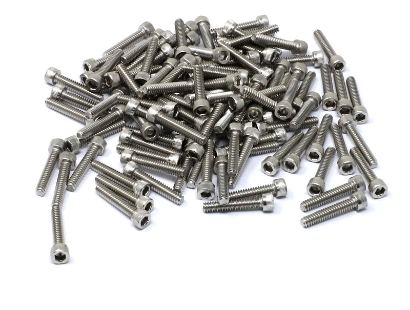 [Australia - AusPower] - iexcell 100 Pcs #6-32 x 3/4" Stainless Steel 304 Hex Socket Head Cap Screws Bolts Kit #6 - 32 x 3/4" 