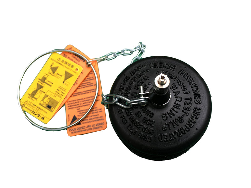 Cherne 270040 4" Rubber Test-Ball Pipe Plug 4 Inch