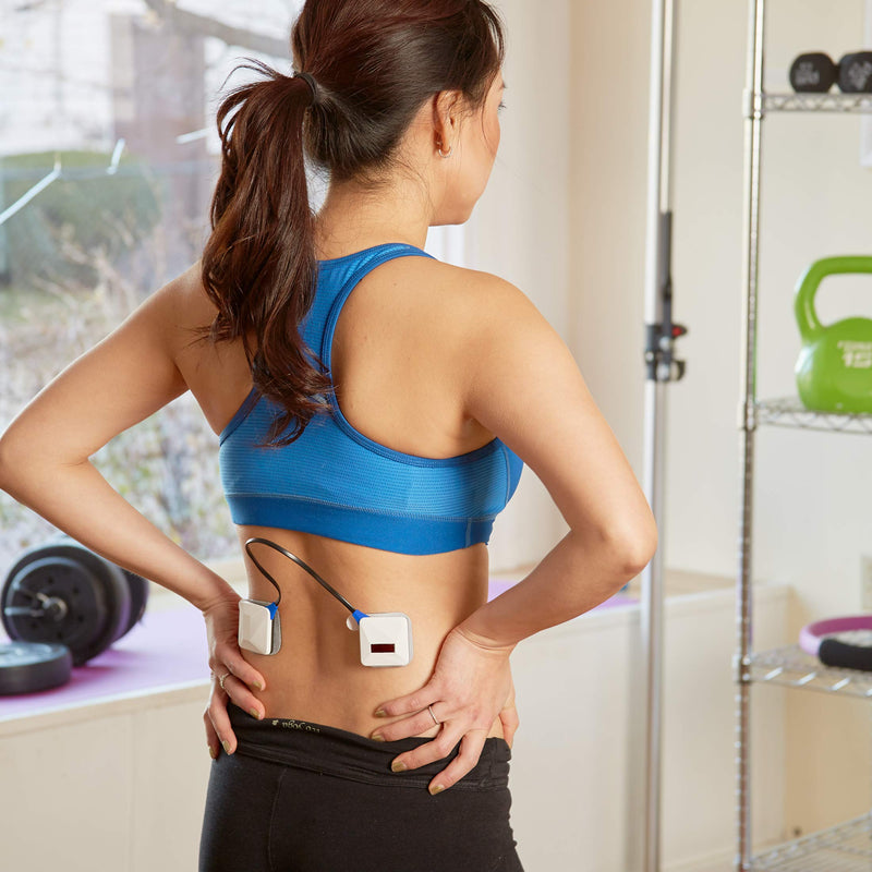 [Australia - AusPower] - AccuRelief Wireless Tens Unit and EMS Muscle Stimulator - Includes Pulse Massager - Pain Relief Device with Remote and Mobile App, TENS Machine, TENS Device 