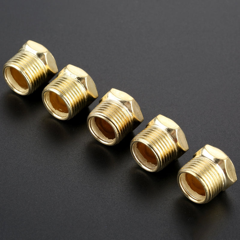 5Pcs Pneumatic Air Breather Vent Silencer Muffler Threaded NPT 3/8"
