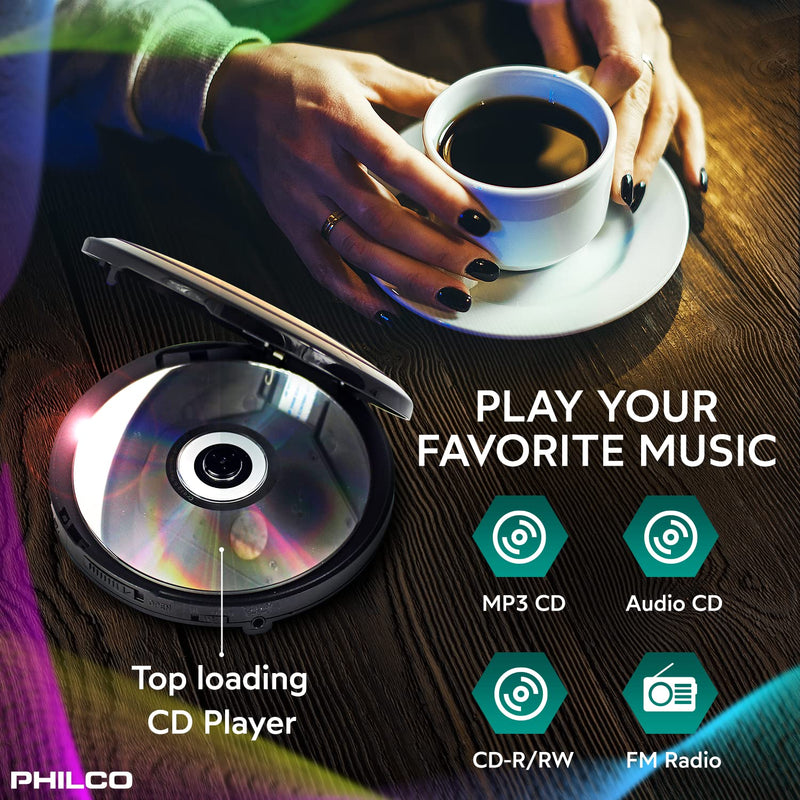 [Australia - AusPower] - Personal CD Player with MP3 Playback, FM Radio & 60 Second Anti-Shock 