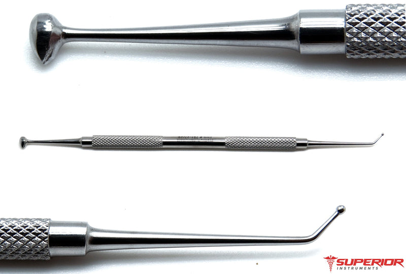 [Australia - AusPower] - Dental Amalgam Filling Serrated Pluggers Plastic Composite Ball Burnishers Double Ended Restorative 7 Pieces Instruments 