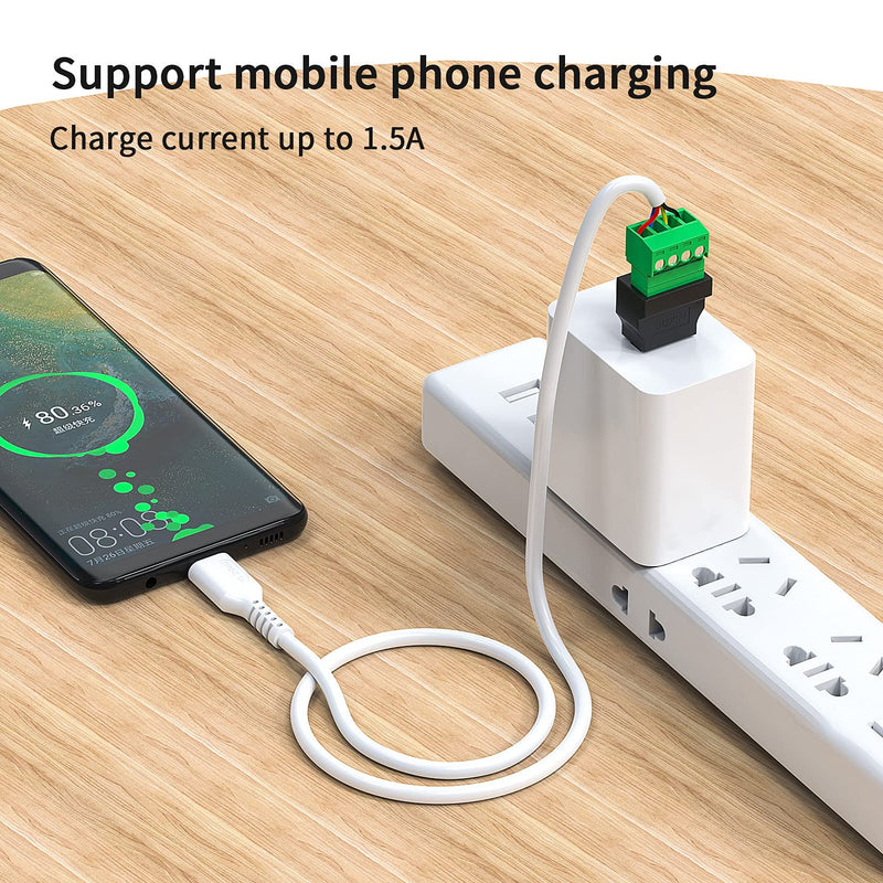 [Australia - AusPower] - USB 2.0 Type A Male Female Bolt Screw w/Shield Terminal Plug Adapter Connector (1PCS Male+1PCS Female) 1PCS Male+1PCS Female 
