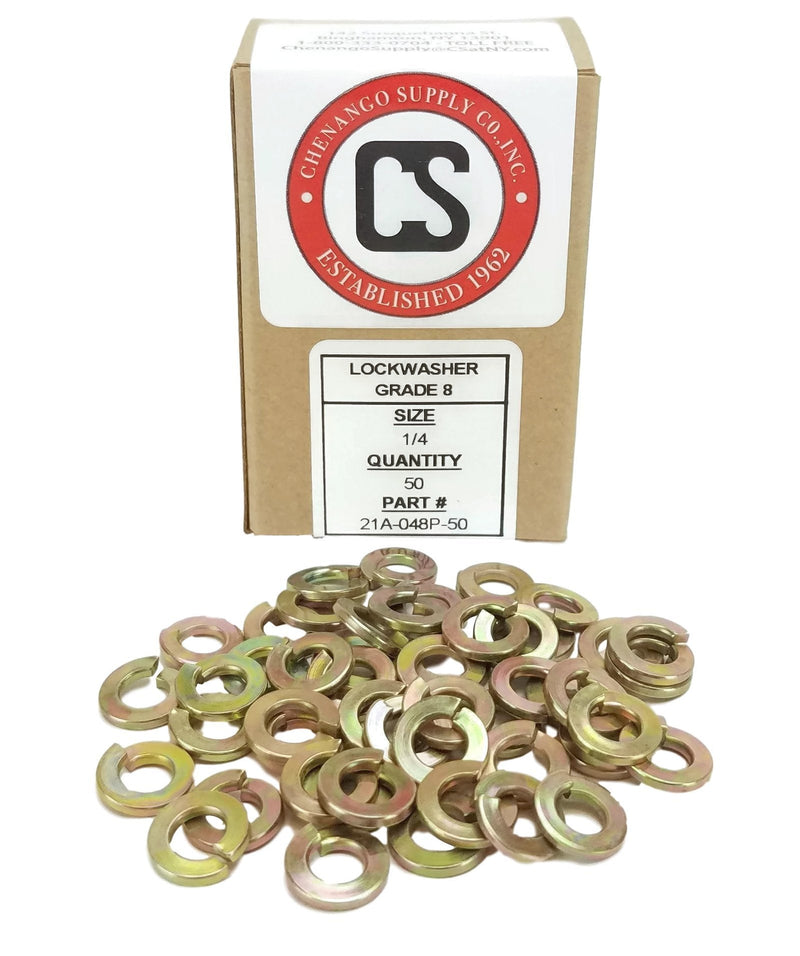 [Australia - AusPower] - 1/4 Hardened Grade 8 Lock Washer *(More Selections in Listing)* (1/4" Lock Washer 50pcs) 1/4" Lock Washer 50pcs 