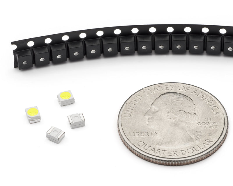 [Australia - AusPower] - Oznium 20 pieces of PLCC-2 Surface Mount LEDs, 3528 Size SMD SMT LED - Cool White 20 Pack 