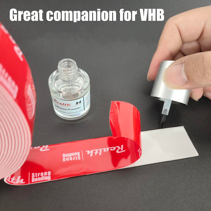 [Australia - AusPower] - Adhesion Promoter with Brush Head 10ml 2 Pack Tape Primer Increase Adhesion for Acrylic Metalworking Double Sided Mounting Tape Automotive Molding Tape (AP9402) 20ml 