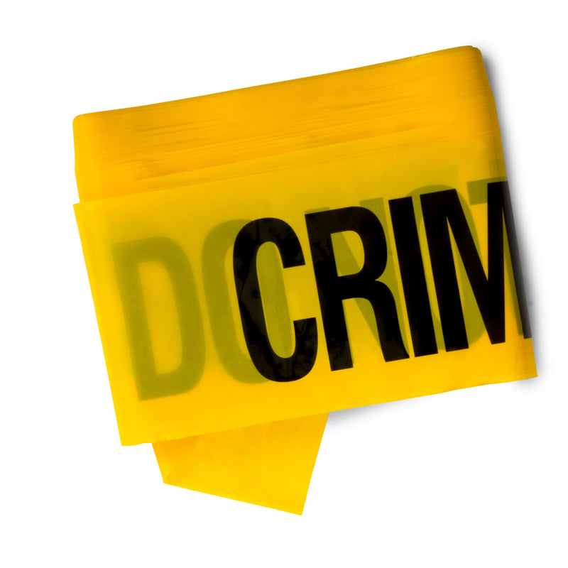 [Australia - AusPower] - Crime Scene Do Not Cross Barricade Tape 3 X 100 • Bright Yellow with a Bold Black Print • 3 in. Wide for Maximum Readability • Tear Resistant 