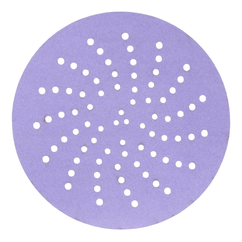 3M Cubitron II Hookit Purple Clean Sanding Abrasive Disc, 31466, 3 in, 600+ Grade, Pack of 50 Discs, Virtually Dust-Free, High Performance, Long Lasting, Multi-Hole Pattern, for Automotive Sanding 600.0 Fine 1