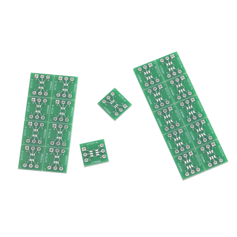 PENGLIN 20 pieces SMD PCB SOT23-6/SC70-6 to DIP adapter plate and breakout board | Adapterplatte 6 Pins