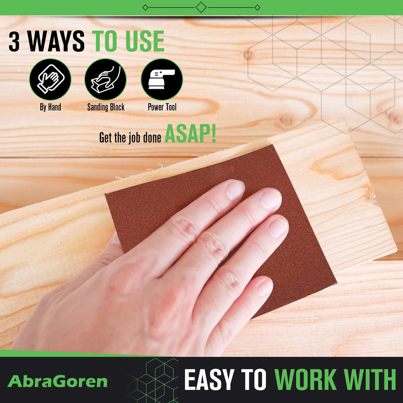 [Australia - AusPower] - Sandpaper Roll, Fine K120, 115 mm x 5 m, Sandpaper for Wood and Walls, Fine Sandpaper, Grit 120 Fine P120 