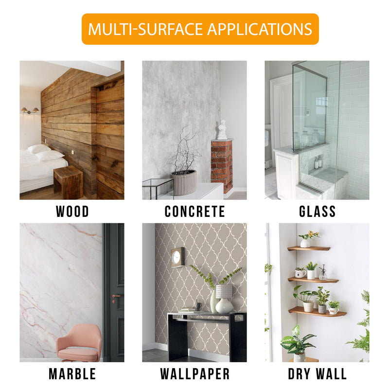 [Australia - AusPower] - Door Stoppers for Wall 2" (8 Pieces) - Self Adhesive & Discreet Door Knob Wall Protector - Quiet Door Bumper with Strong Back Adhesive - Rubber Door Stops - Shock Absorbent Door Handle Stopper 8 Pieces Clear 