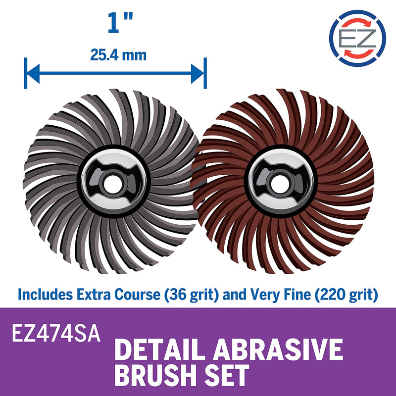 [Australia - AusPower] - Dremel EZ474SA Fine and Coarse Detail Abrasive Brush 