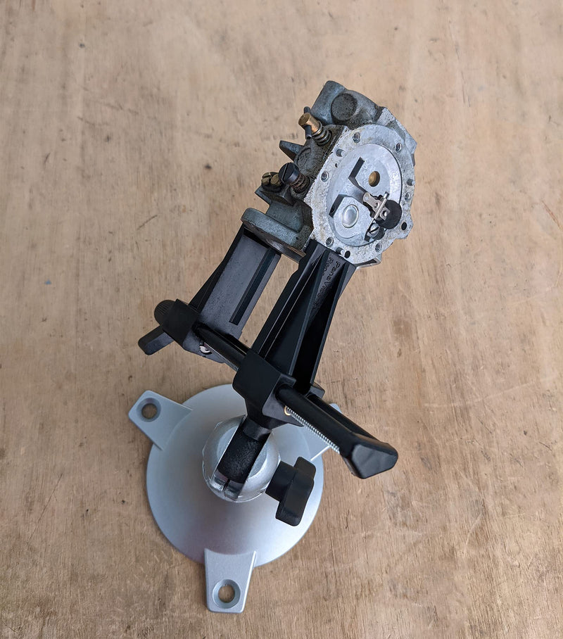 Panavise Model 201 "Junior" Miniature Vise, silver / black