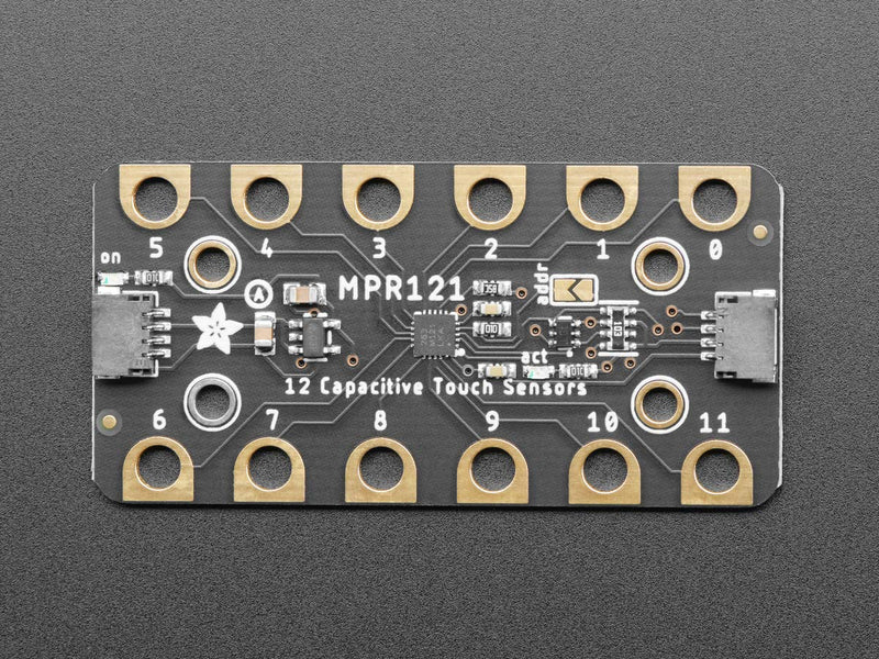 [Australia - AusPower] - Adafruit Industries MPR121 12-Key Capacitive Touch Sensor Gator Breakout - Stemma QTQwiic 